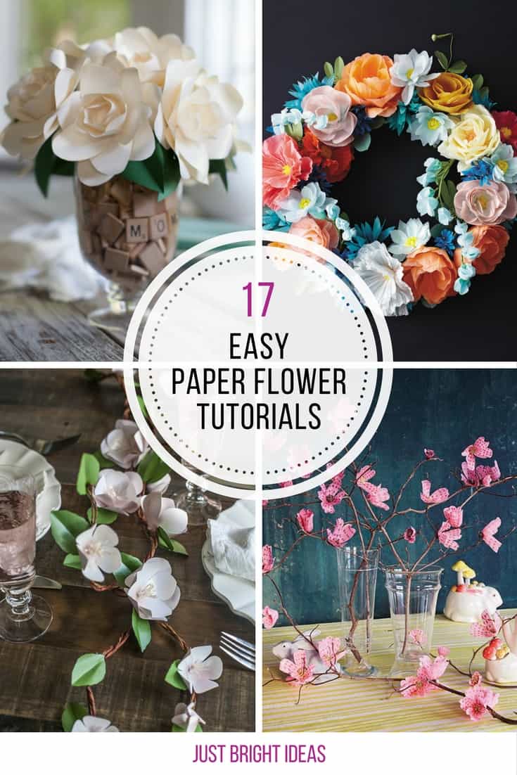 These paper flower crafts are GORGEOUS! Thanks for sharing!
