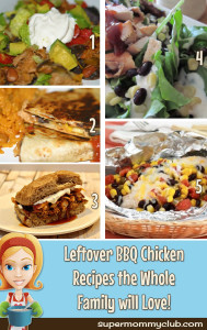 I always have BBQ chicken leftovers and now I know just what to do with them!