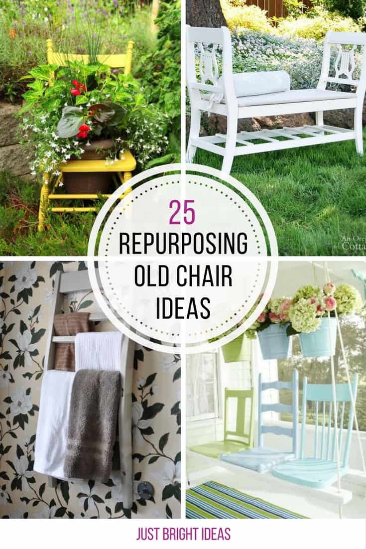Loving these ideas for repurposing old chairs! Thanks for sharing!