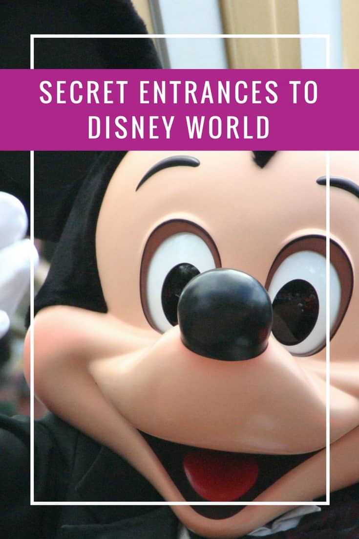 Saving this one for later - these secret entrances to Disney World are going to save us a ton of time!