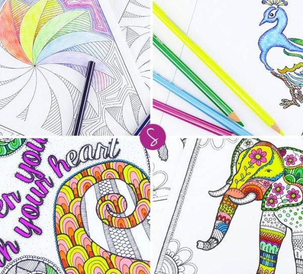 Amazing Adult Coloring Books: Free Printable Pages to Try Right Now!