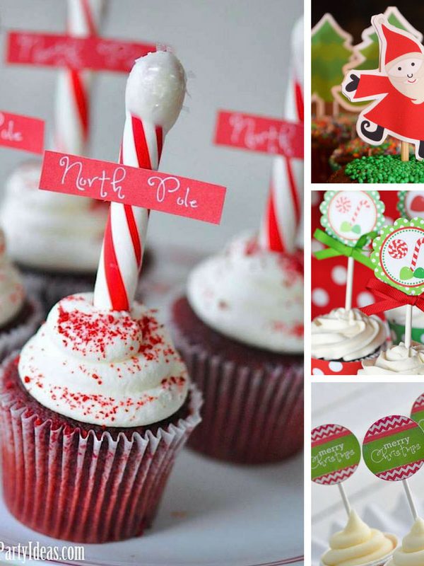How cute are these cupcake toppers! Now no one will notice I bought my cupcakes at the store! Thanks for sharing!