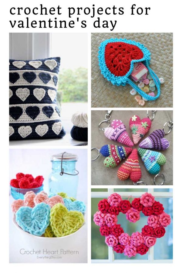 Loving these crochet projects for Valentine's Day - so many heart patterns!
