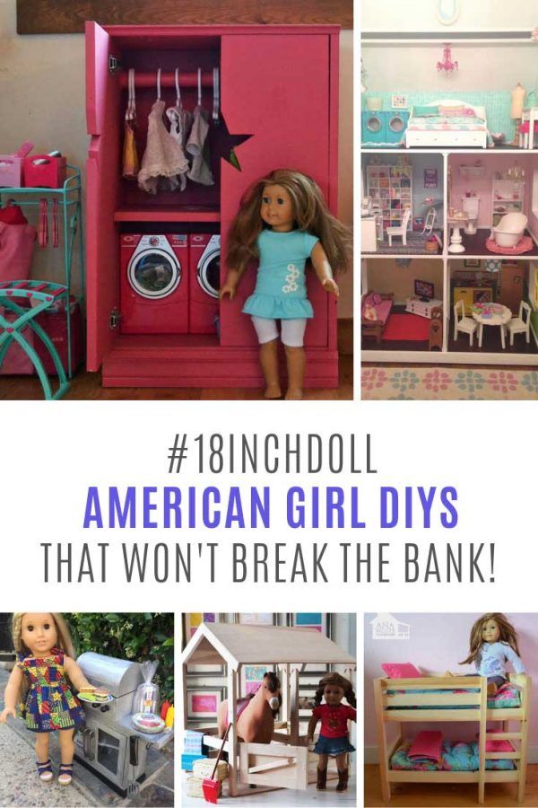 Wow these DIY 18 inch doll furniture projects are amazing!
