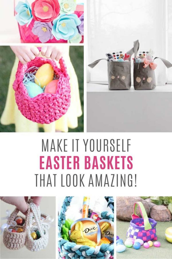 OMG How CUTE are these DIY Easter baskets!