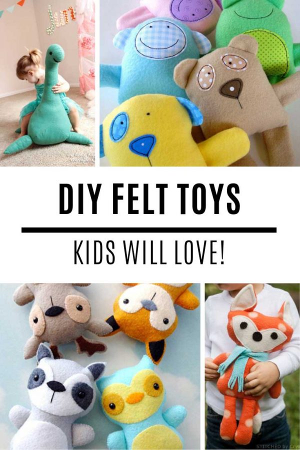 Totally in love with these DIY felt toys patterns and your kids will be too!