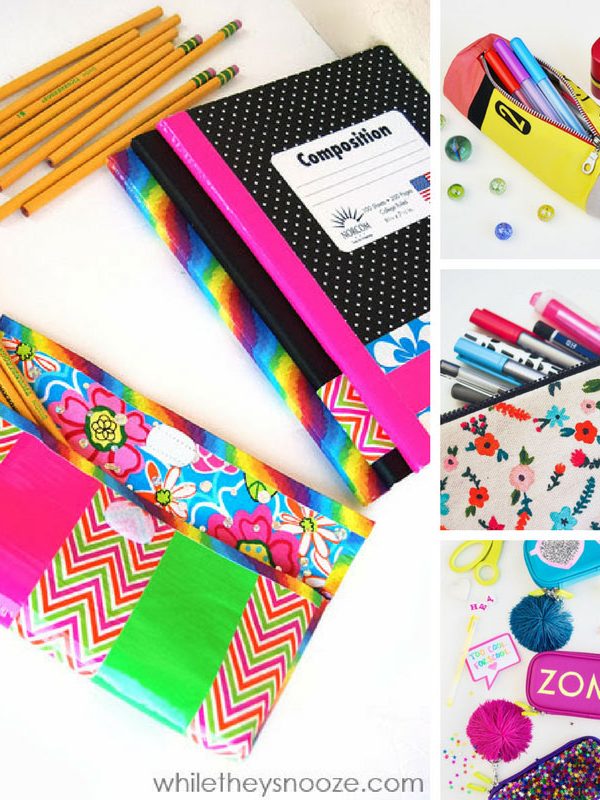 These back to school DIY pencil cases are fabulous! Thanks for sharing!