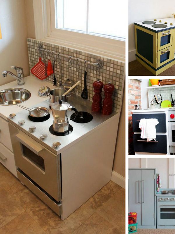 Loving these DIY play kitchens - heck they're better than my real one!