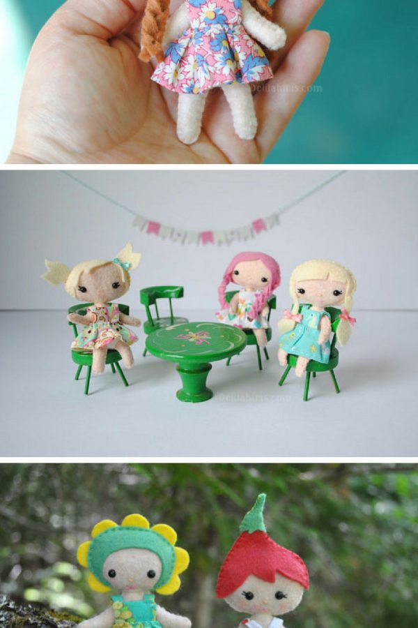 DIY Pocket Felt Dolls - Pinterest