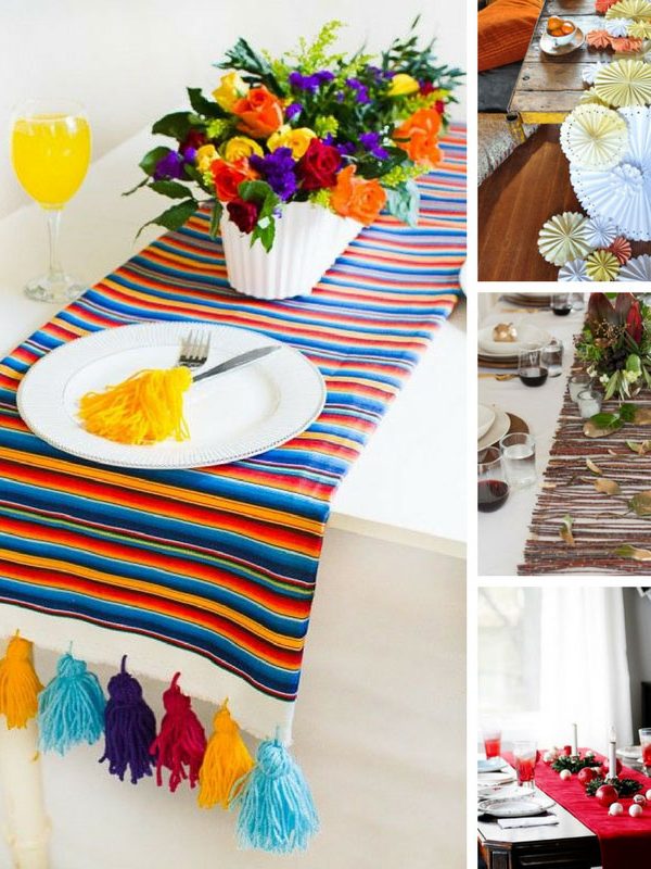 DIY Table Runners for Weddings, Christmas, Dinner Parties and Thanksgiving - FB Square
