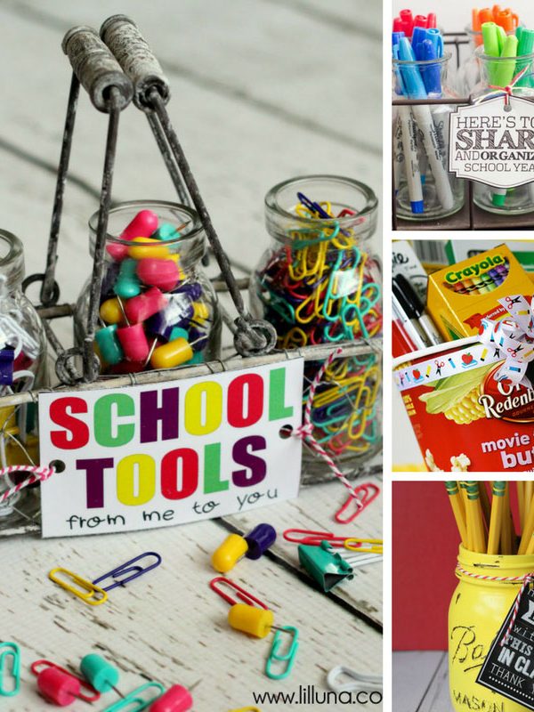 Loving these DIY teacher gifts for back to school!