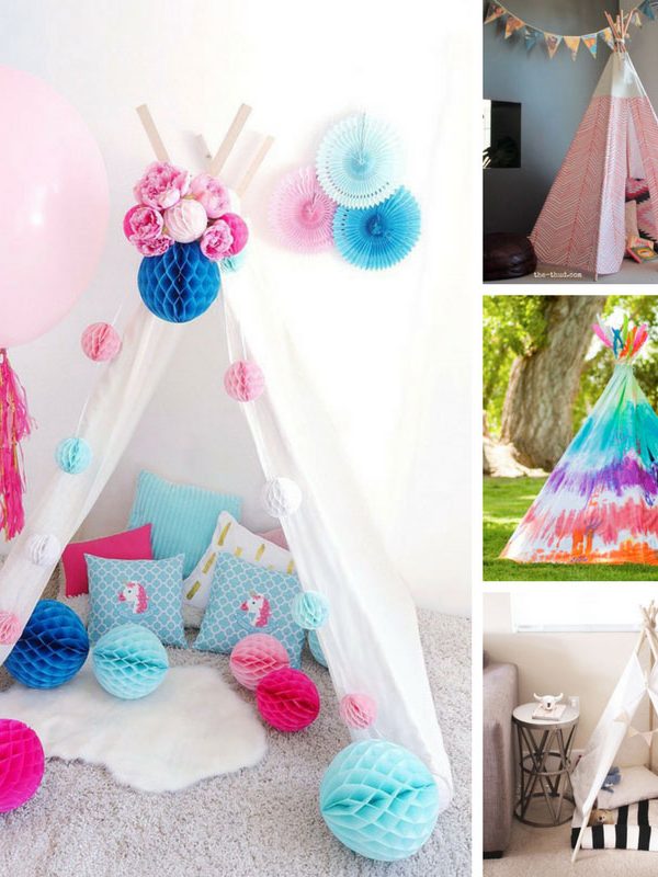 You just can't beat a DIY teepee for chilling out!