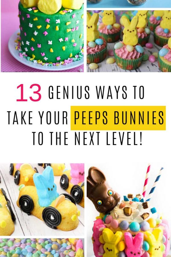 I'm pretty sure it goes against the rules to have an Easter basket without a PEEP or two inside. But this year why not take those PEEPS bunnies to the next level by turning them into a fabulously cute Easter dessert (or three!)
