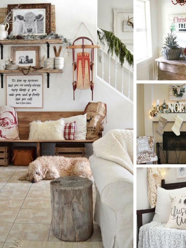 Farmhouse Decor Ideas Christmas Fixer Upper - FB Square