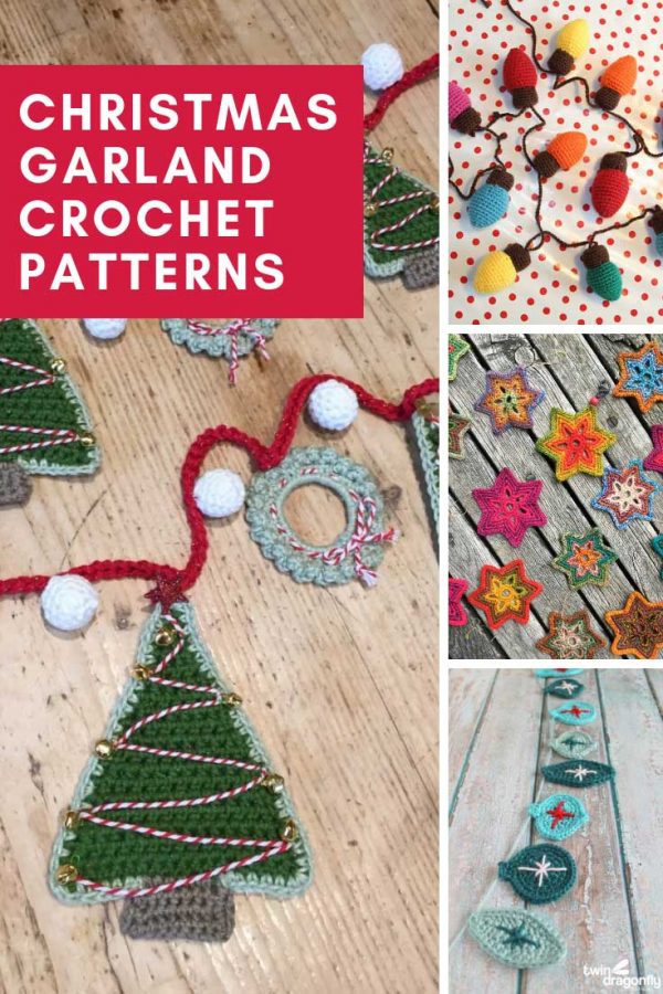 How sweet are the Christmas garlands! I can't believe all of the crochet tutorials are free!