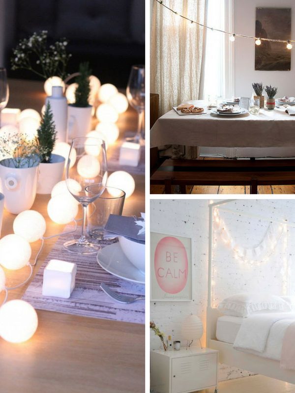 Loving these different ways to use string globe lights - and they're really cheap too!
