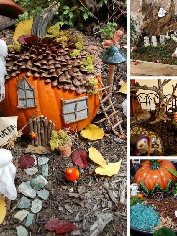 Loving these Halloween fairy garden ideas - we're going to get our spook on for our little fairy friends!