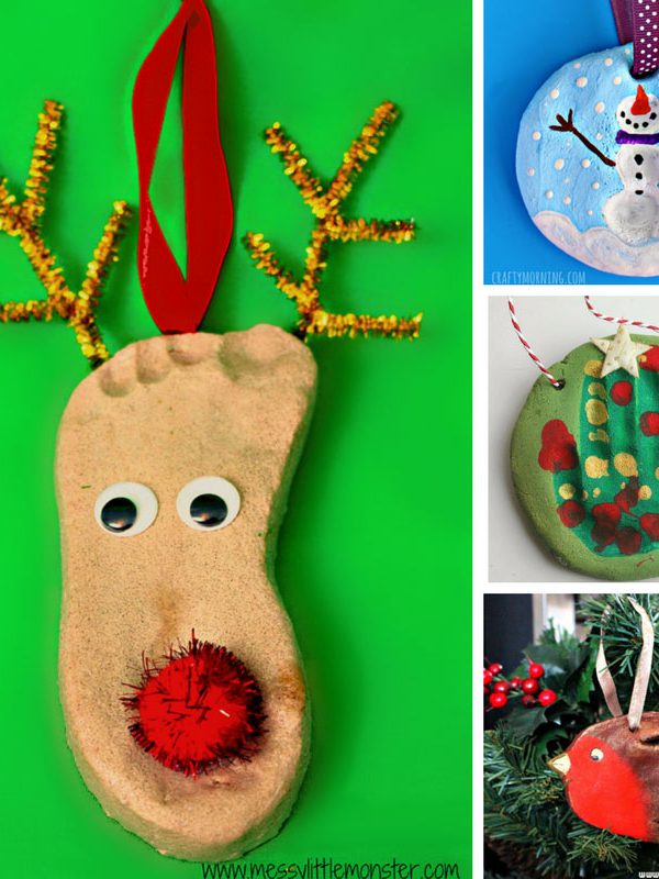 Oh my goodness these hand and footprint crafts for Christmas ornaments are so adorable! Thanks for sharing!