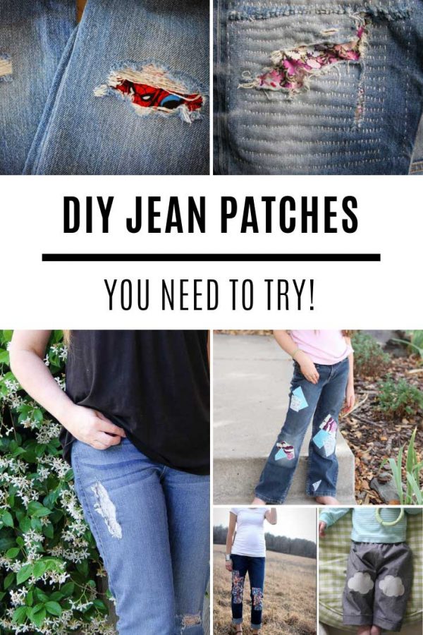 Want to know how to patch jeans so they still look cute? Here you go!