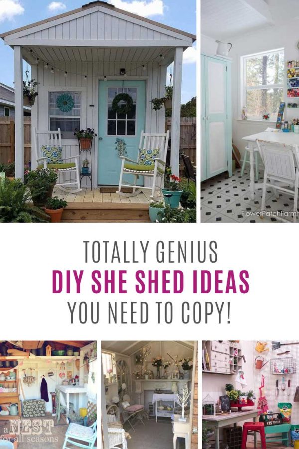 Totally need to make your own she shed at the bottom of the garden!