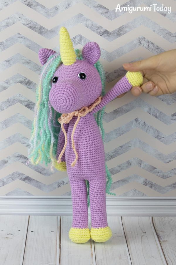 Shy Unicorn Amigurumi Pattern from Amigurumi Today