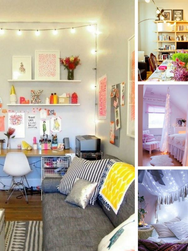 Love these ideas for decorating my whole house with string lights! Thanks for sharing!